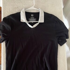 BP Black and White Polo Shirt Classic Design